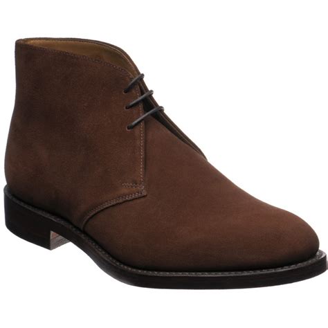 Loake Shoes Loake 1880 Classic Kempton Rubber In Brown Suede At Herring Shoes