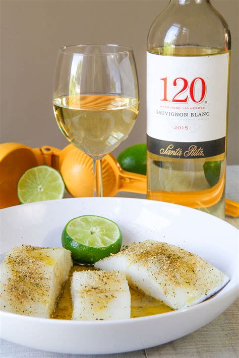 Grilled Sea Bass Marinated With White Wine And Herbs