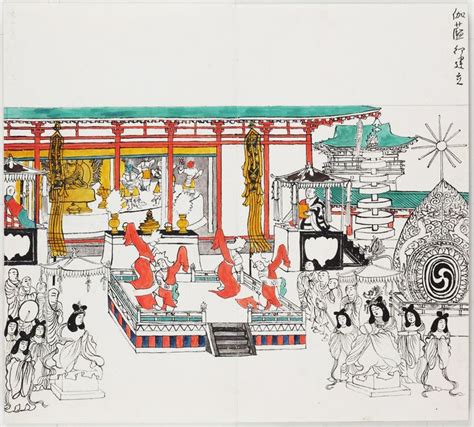 新薬師寺 公式ホームページ フォトギャラリー 日本美術 植物イラスト 日本画
