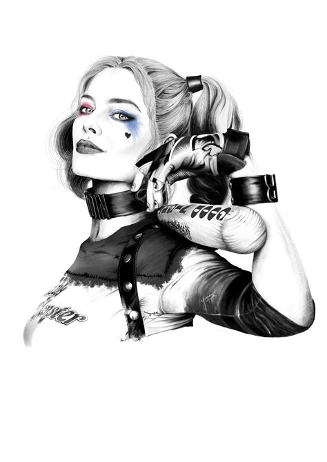 Update Harley Quinn Tattoo Black And White Best In Cdgdbentre
