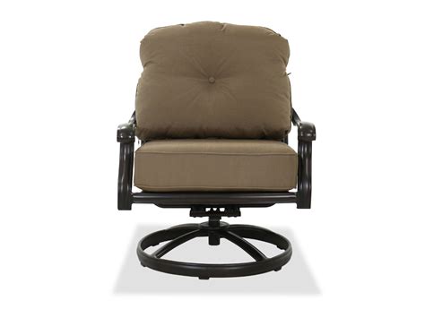 Great quality and affordable prices. Contemporary Button Tufted Patio Club Swivel Chair in ...