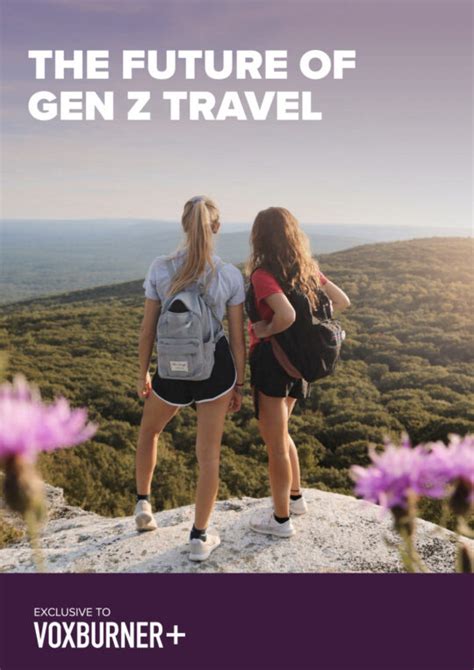 The Future Of Gen Z Travel Teaser Report Voxburner