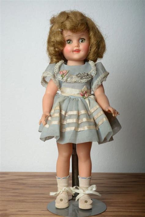 Vintage Ideal 15 Inch Shirley Temple Doll W Original Dress And Ideal
