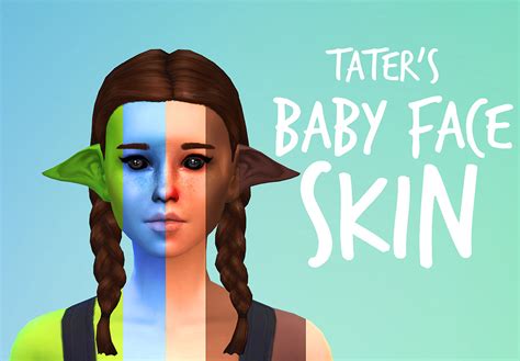 Sims 4 Custom Content Finds Imtater Baby Face Skin Overlay I Have A