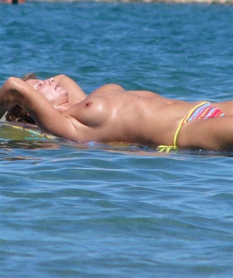 Floating Topless On Beach Water September 2014 Voyeur Web Hall Of Fame