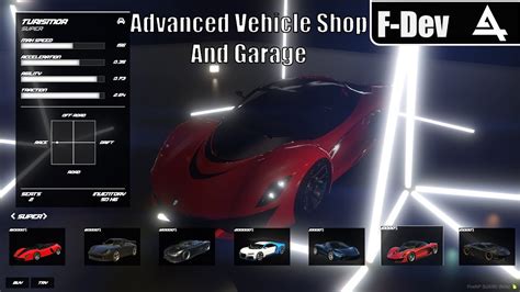 Fivem Esx Qbcore Advanced Vehicle Shop Garage Need For Speed