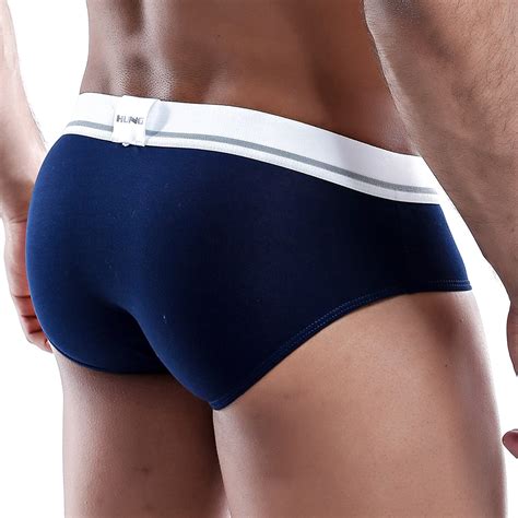 Mens Sexy Brief Underpants Soft Pouch Enhancing Low Waist Etsy