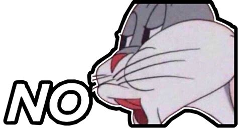 Ok boomer on a black background sticker. Bugs Bunny Meme No Sticker