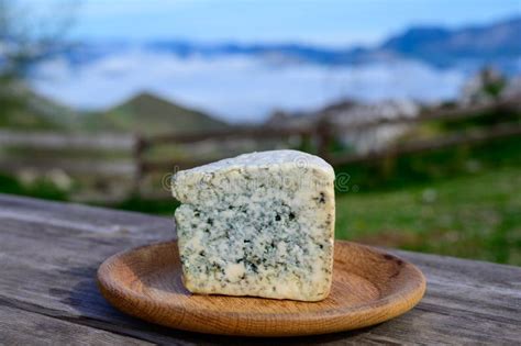 Cabrales Artisan Blue Cheese Made By Rural Dairy Farmers In Asturias