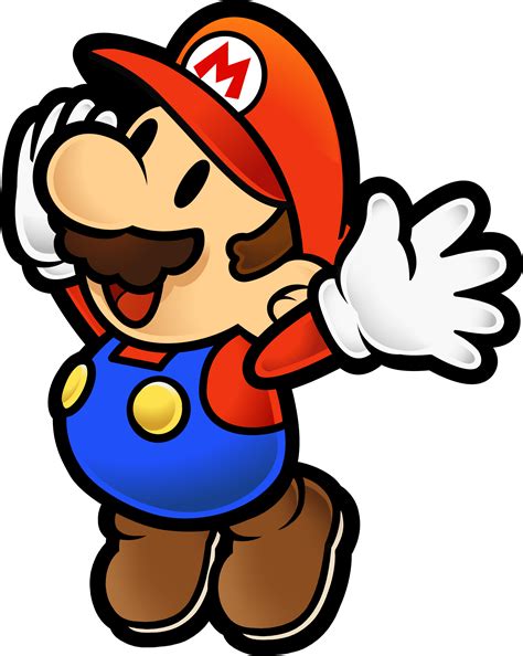 Filepmttyd Mario Waving Artworkpng Super Mario Wiki The Mario