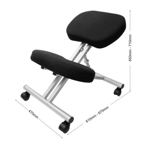 Wolfson height adjustable kneeling chair. Adjustable Kneeling Ergonomic Chair Available From ...