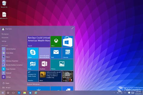 Scaricare Windows 10 Insider Preview