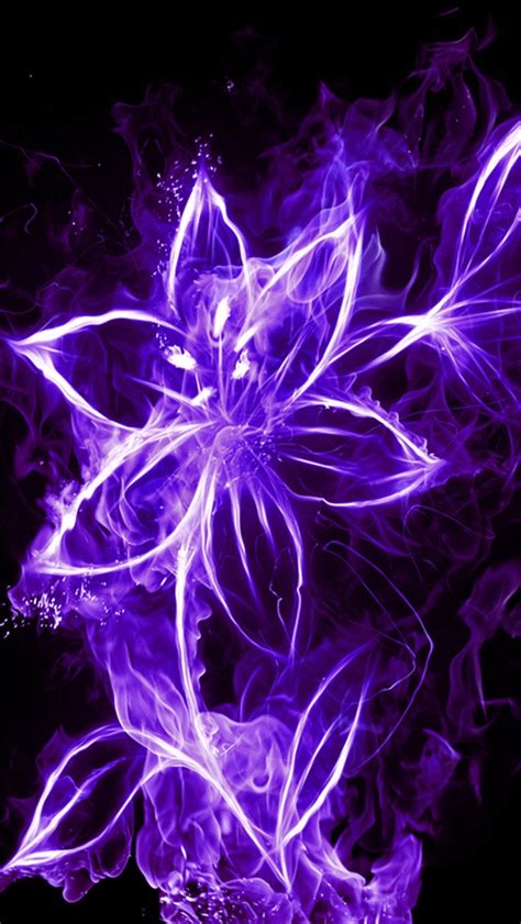 Free Download Beautiful Purple Flame Flower Iphone Beautiful Purple