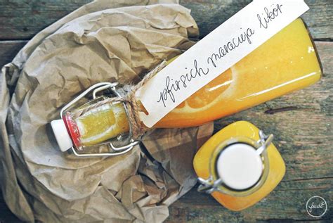 Pfirsich Maracuja Likör Sommersonne in der Flasche