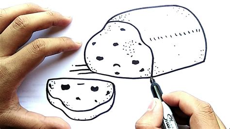 Como Dibujar Pan Integral Paso Por Paso Dibujos Para Niños Como