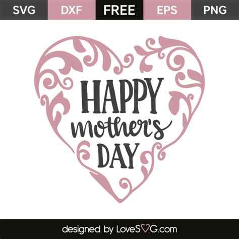 49+ Mothers Day Card Free Svg Pictures Free SVG files | Silhouette and