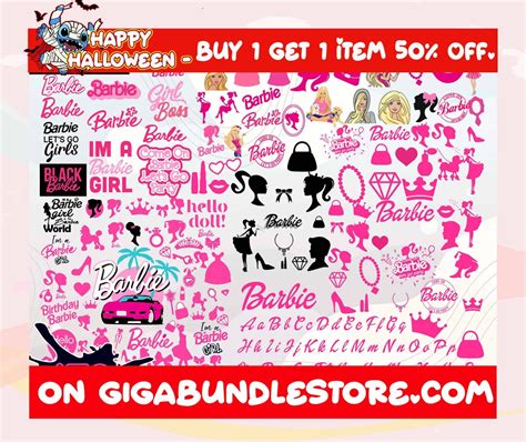 Barbie Svgs And Pngs Bundle Doll Svgs And Pngs Logo Cricut Etsy Hong Kong