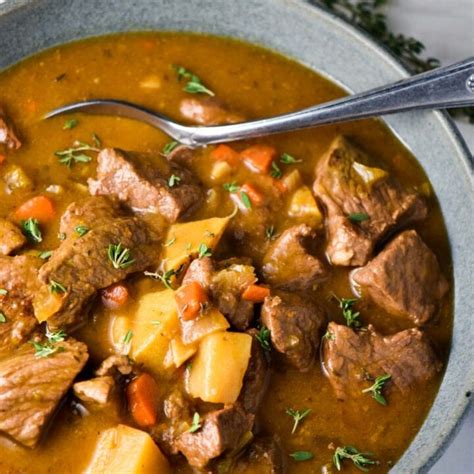 Beef Stew Recipe Without Wine The Dizzy Cook