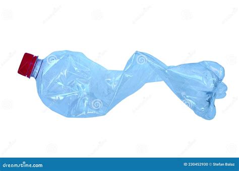 Close Up Of A Plastic Bottle Isolated On White Background Recycling