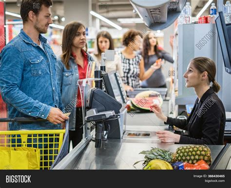 People Buying Goods Image And Photo Free Trial Bigstock
