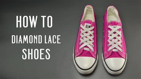 Do melhor jeito que se adequar ao seu estilo! Learn how to Diamond lace your shoes, very simple instruction for vans, converse and other shoes ...