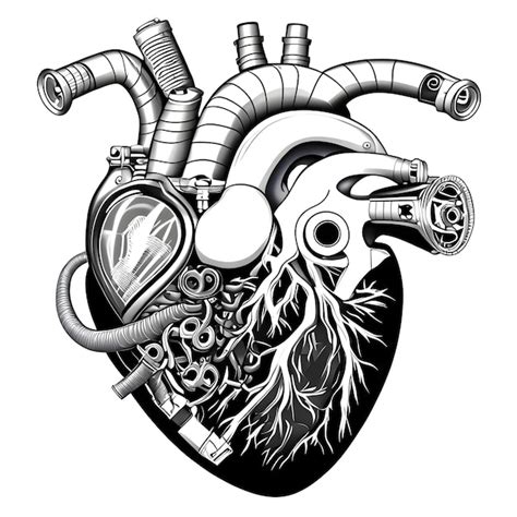 Premium Ai Image Human Heart Illustration