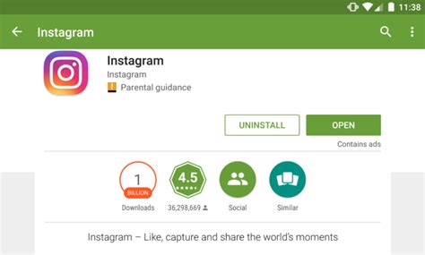 Instagram Reaches Billion Installs On The Play Store The Th App To Do So