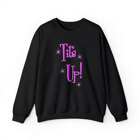 Tits Up Retro Unisex Sweatshirt Funny Vintage Women S Winter Fall Sweatshirts Ebay