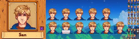 Sandy Haired Skater Sam At Stardew Valley Nexus Mods And Community