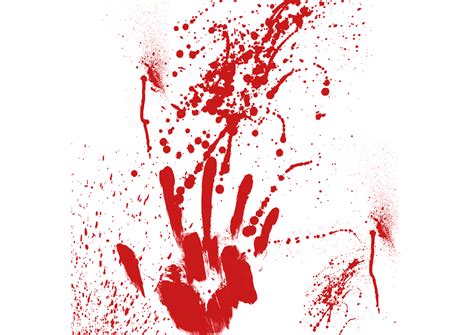 Bloody Handprint Svg In Transparent Clipart Kb Best Png Album
