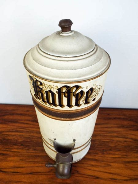 Antique German 19th C Coffee Bean Dispenser Kaffee Yesteryear Essentials