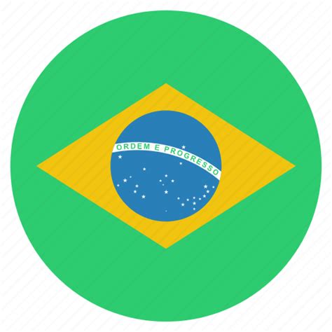 brazil brazilian country flag icon