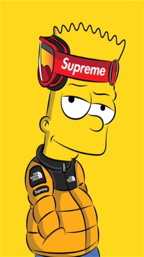 Supreme Simpsons Iphone Wallpapers Wallpaper Cave