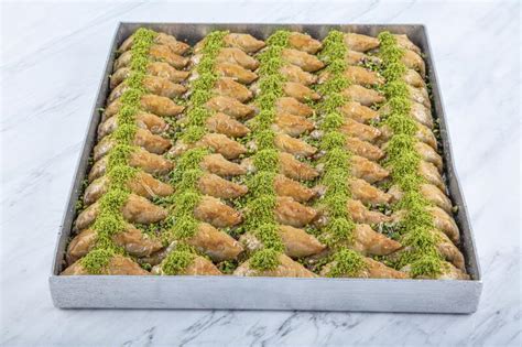 Pistachio Sobiyet Baklava Postre Turco Sobiyet Baklava Con Pistachio