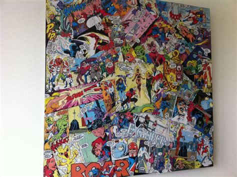 Comic Book Decoupage