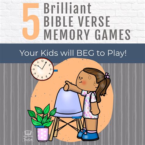 Five Brilliant Bible Verse Memory Games For Kids Artofit