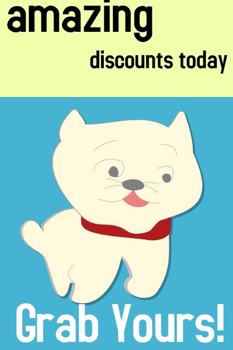 Amazing Discounts Template Postermywall
