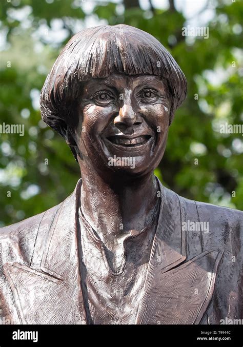 A Life Size Bronze Statue Of The Late Comedian Writer And Actor
