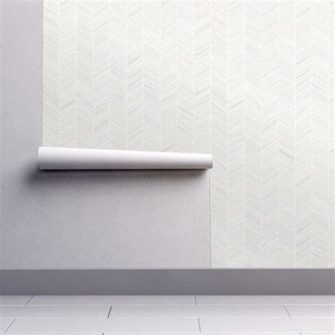 Chevron Wallpaper Herringbone Hues Of Grey By Friztin Etsy Chevron