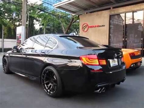 This f10 remus exhaust features a straight through muffler design, reducing backpressure, and increasing throttle response and overall power. Supersprint Exhaust BMW 523i F10 by Redline Auto - YouTube