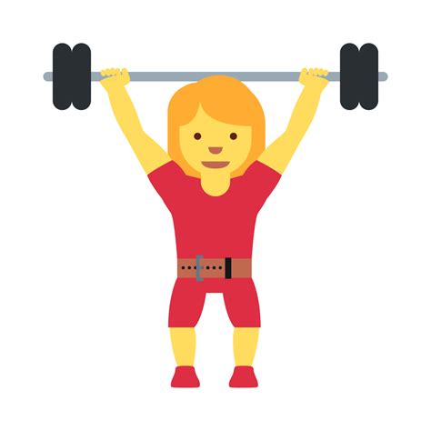 ️‍♀️ Woman Lifting Weights Emoji What Emoji 類