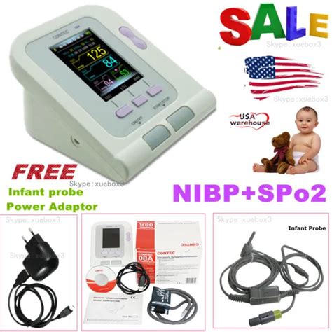 Neonatepediatric Digital Blood Pressure Monitor Contec08aspo2
