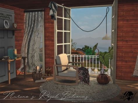 3t4 Muranos Rejal Balconies At Daer0n Sims 4 Designs Objetos De