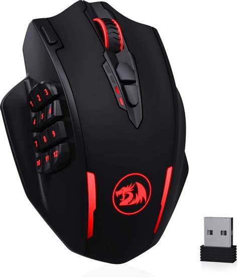 Amazon Redragon M913 Impact Elite Wireless Gaming Mouse 16000 Dpi