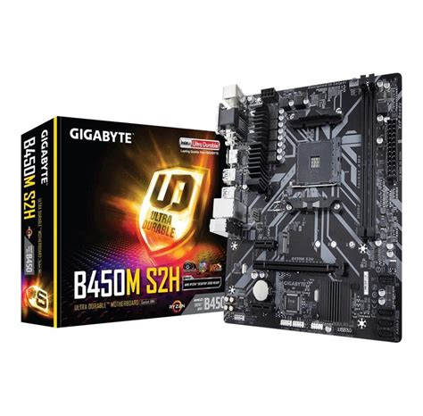 Gigabyte B450m S2h Mainboard Amd B450 Amd Am4 Socket Ddr4 Ram