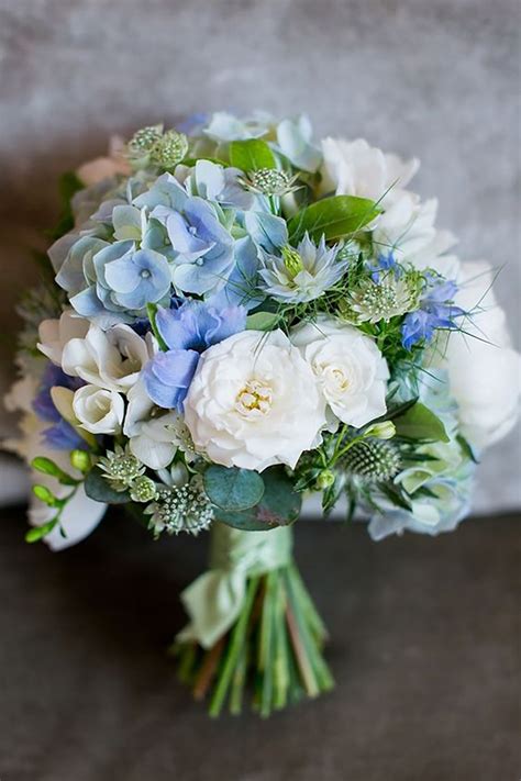 Check out this beautiful, faux thistle wild flower spray in blue. Blue Wedding Flowers | Wedding Ideas | CHWV