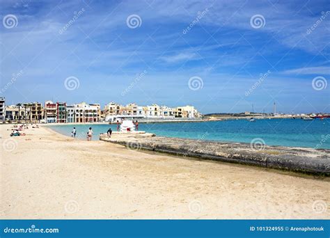 Birzebugga Beach Malta Editorial Image Image Of Spring 101324955
