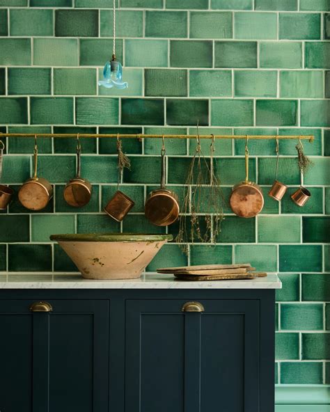 Emerald Green London Tiles Devol Kitchens