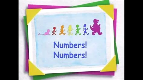 Barney And Friends Numbers Numbers Youtube