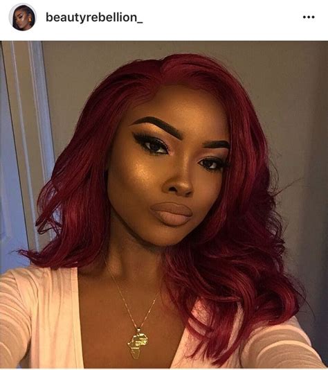 Pin By Risa On Makeup And Lipstick Burgundy Hair Hair Styles Brown